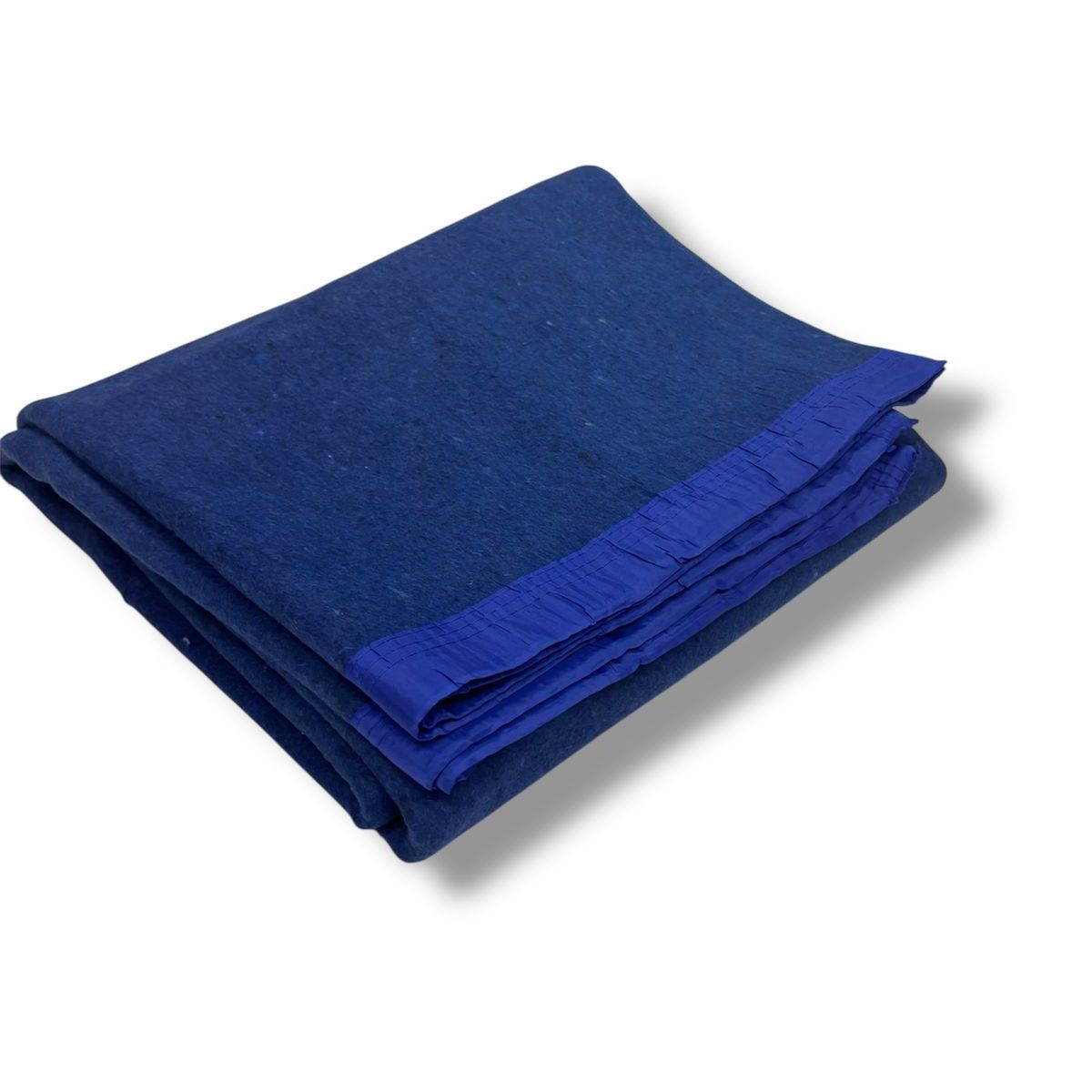 TEXTIL RANCO - Frazada Térmica Lana BORDE SATÍN AZUL 1,5 plazas - Textil Ranco