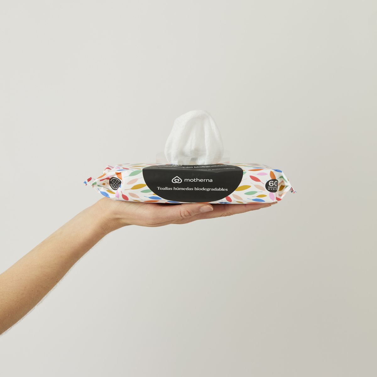 MOTHERNA - Toallitas húmedas Motherna Hojas 60 uns