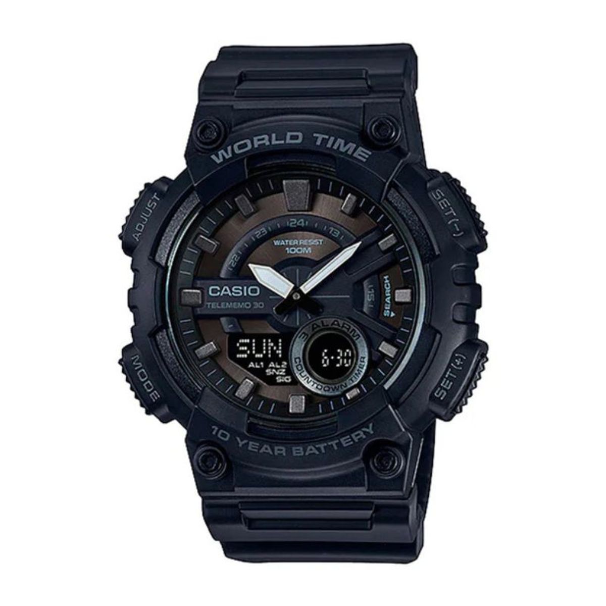 CASIO - Reloj Casio Análogo-Digital Hombre AEQ-110W-1BVDF