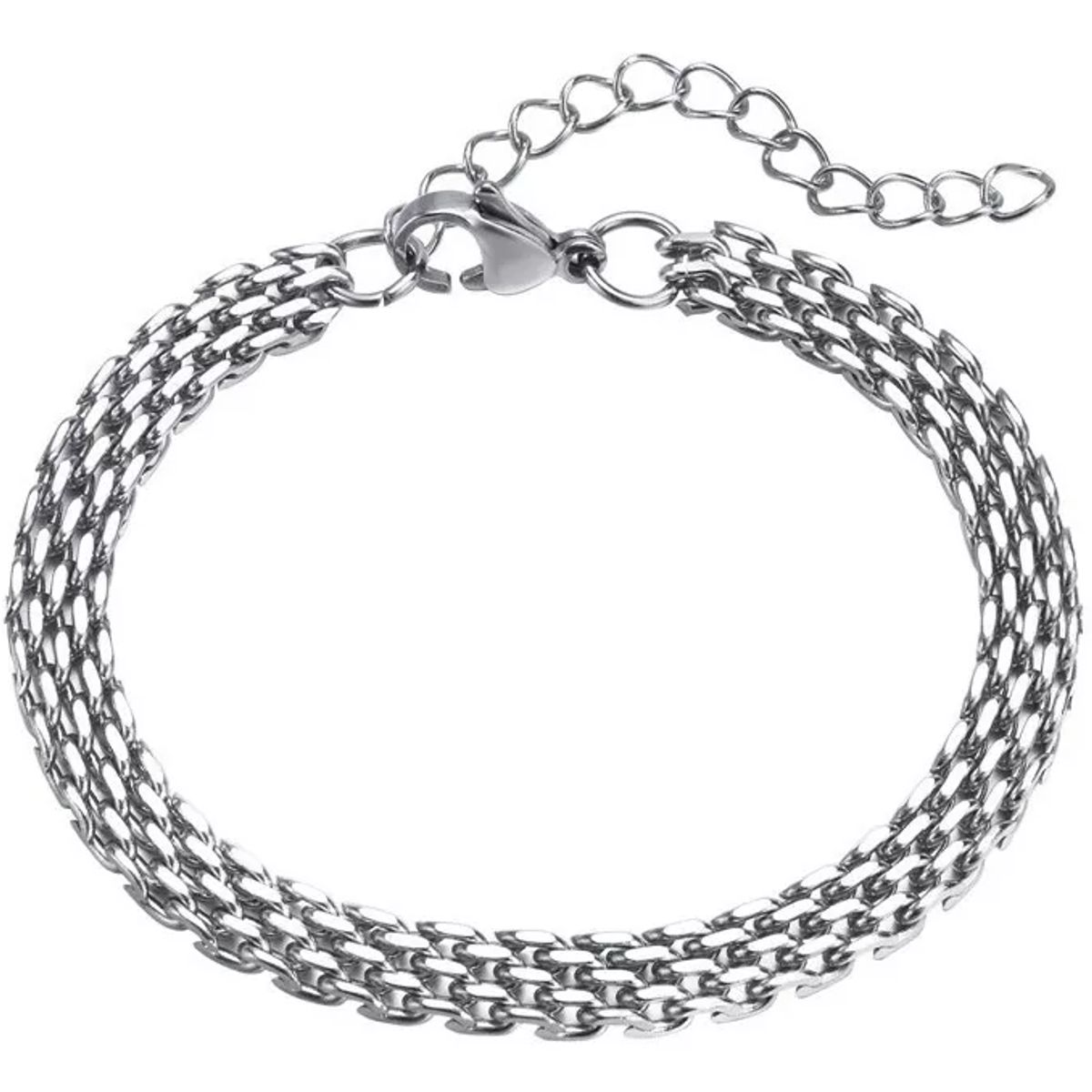 ROYAL - Pulsera Doble Acero Quirúrgico Hombre Moda Royal madriz.