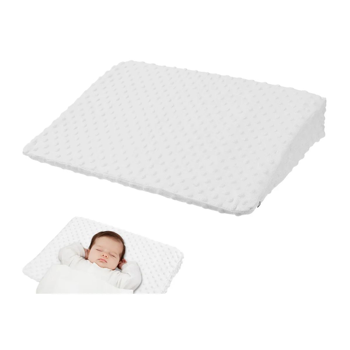 GENERICO - Cojin   Antirreflujo Almohada Para Bebé  Lavable