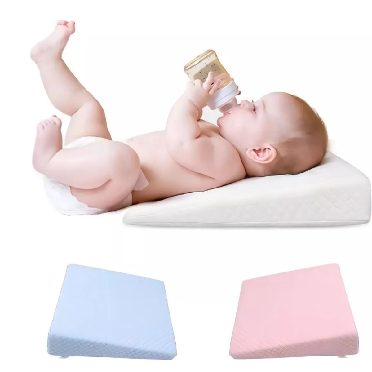 GENERICO - Cojin   Antirreflujo Almohada Para Bebé  Lavable