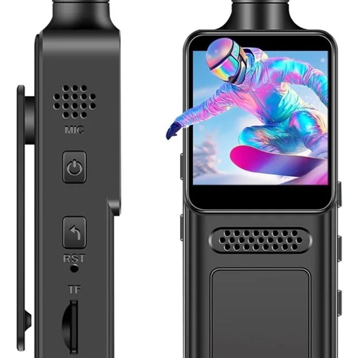 NO LOGO - Cámara De Acción Wifi 4k Con Lente Giratoria De 180°y Luz