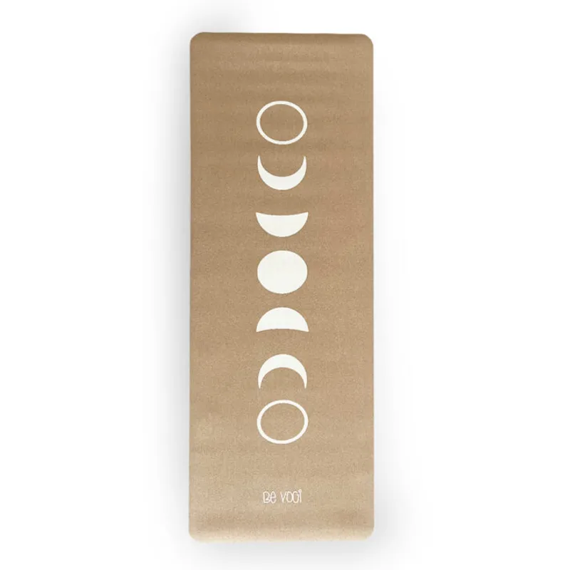BE YOGI - MAT DE YOGA ANTIDESLIZANTE CAUCHO NATURAL + CORCHO MAGIC MOON