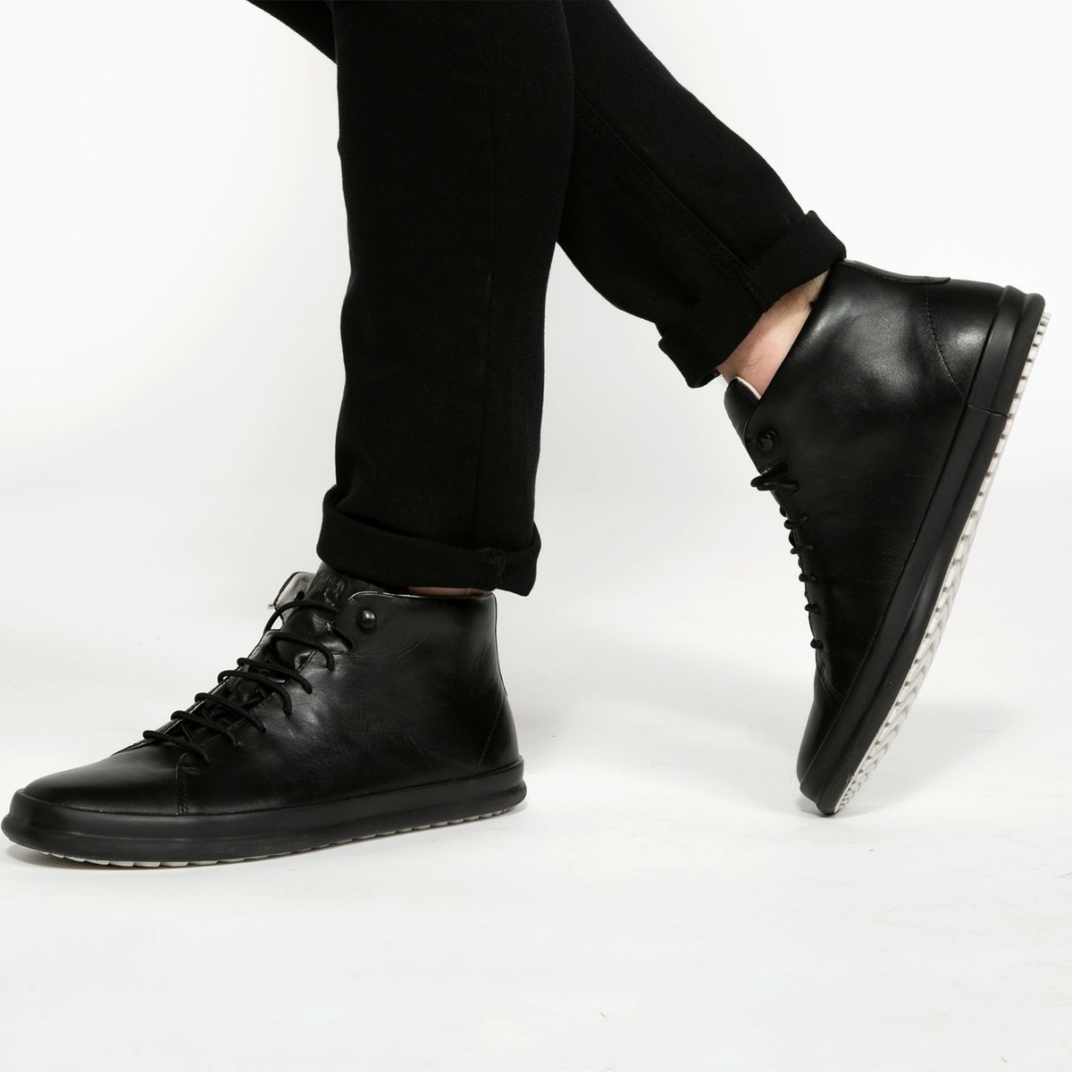 CAMPER - Botín Hombre Cuero Negro Camper