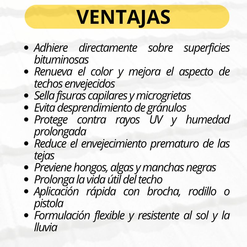 KENT - Pintura para techos Acrizinc Galon Negro