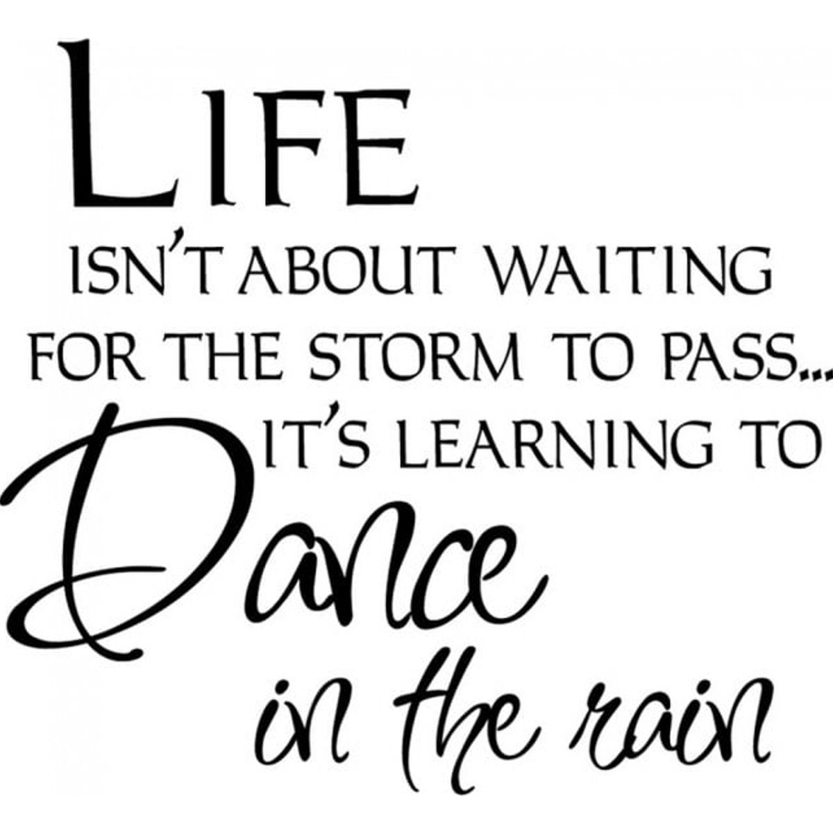 GENERICO - Decomural Dance In The Rain Inspirational WS-15102