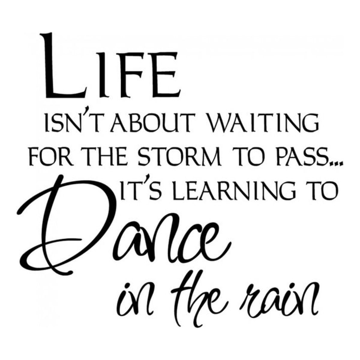 GENERICO - Decomural Dance In The Rain Inspirational WS-15102