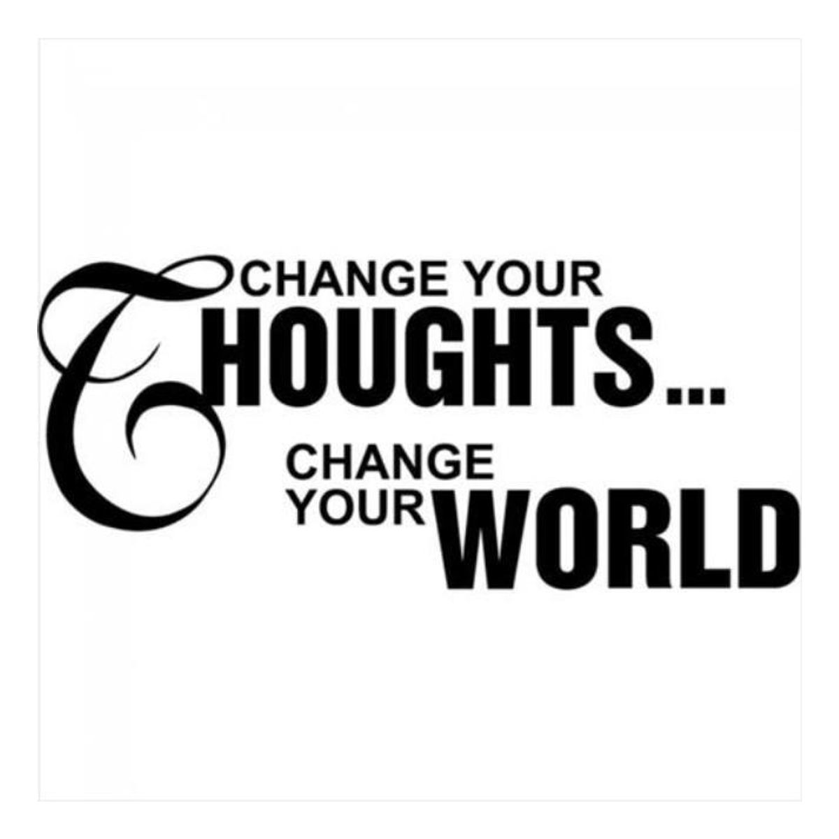 GENERICO - Decomural Change Your World Inspirational WS-15109