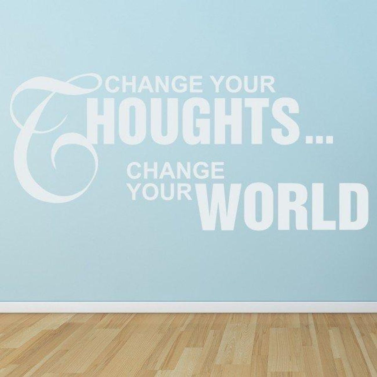 GENERICO - Decomural Change Your World Inspirational WS-15109