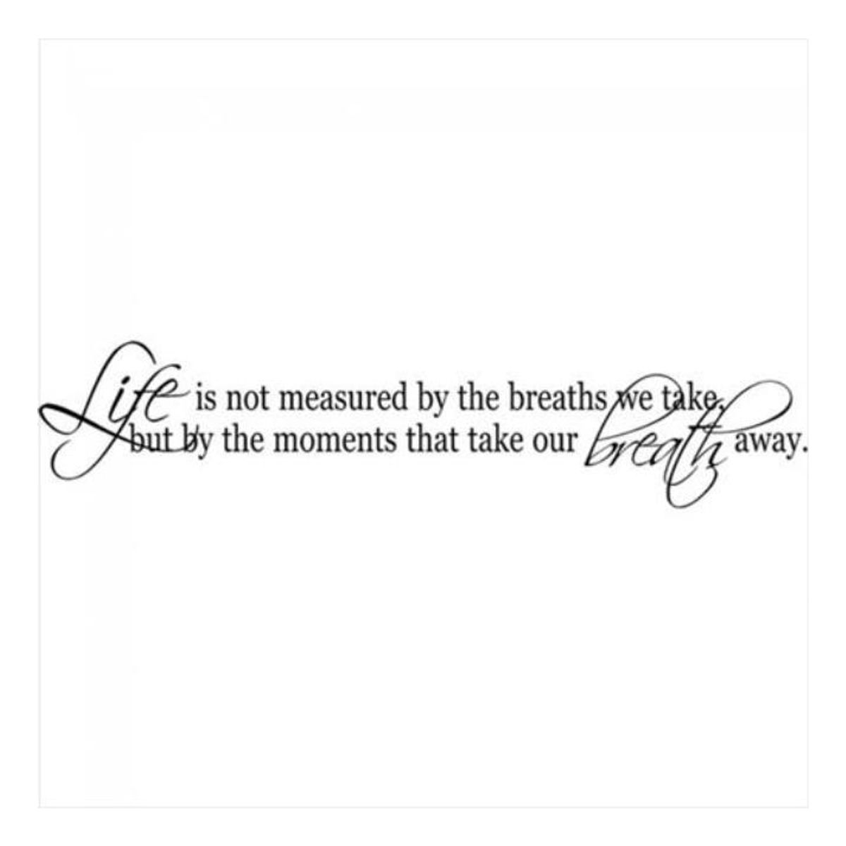 GENERICO - Decomural Inspirational Life Is Not Measured WS-15113