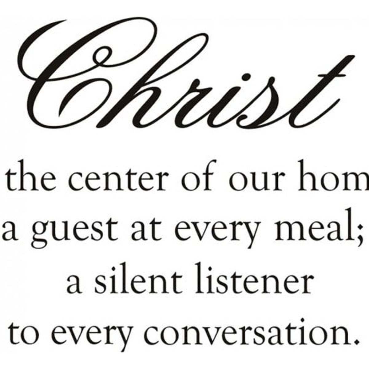 GENERICO - Decomural Christ Is The Centre Bible Verse WS-15117