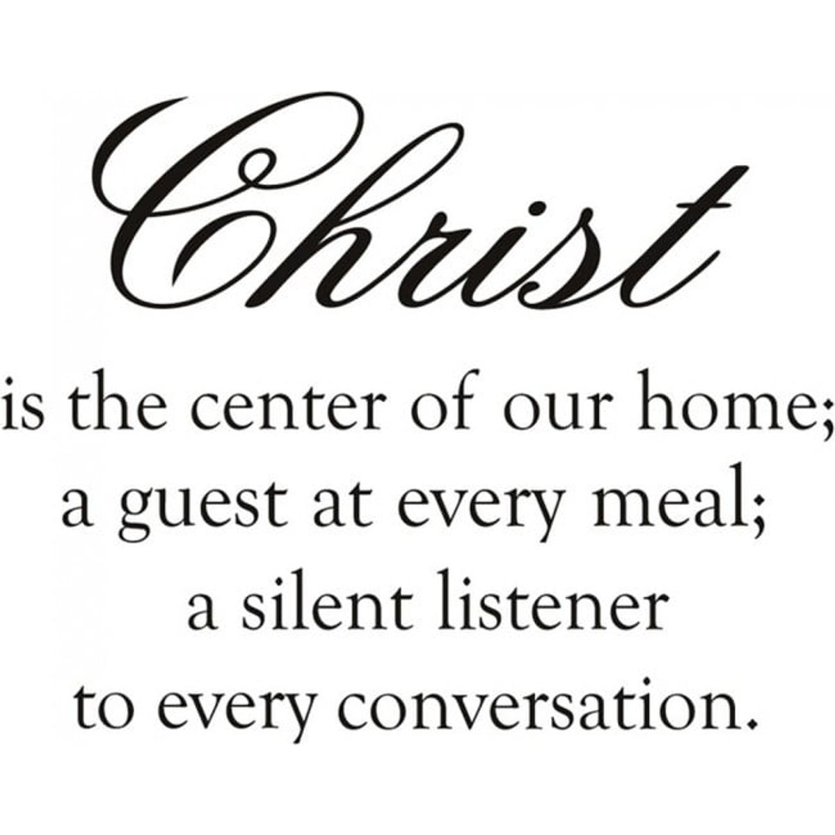 GENERICO - Decomural Christ Is The Centre Bible Verse WS-15117