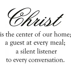GENERICO - Decomural Christ Is The Centre Bible Verse WS-15117