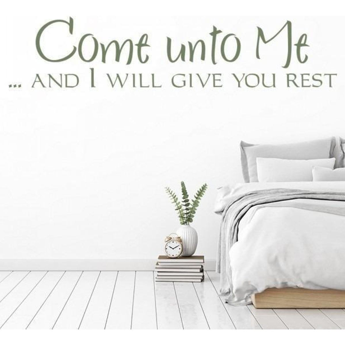 GENERICO - Decomural Come Unto Me Bible Verse WS-15128