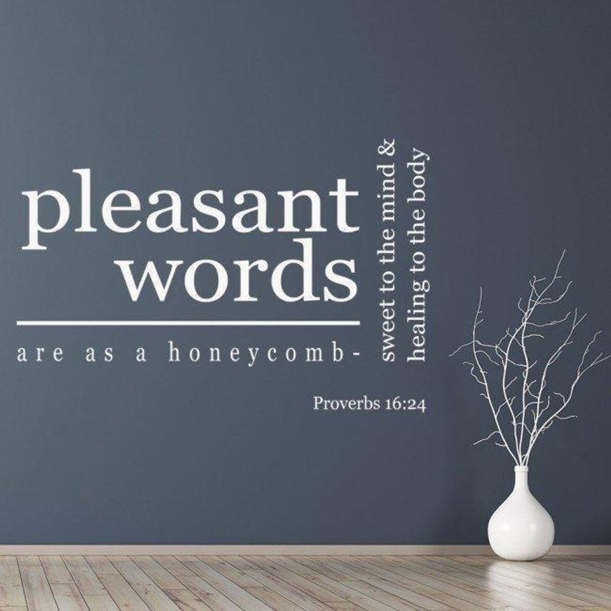 GENERICO - Decomural Pleasant Words Bible Verse WS-15153