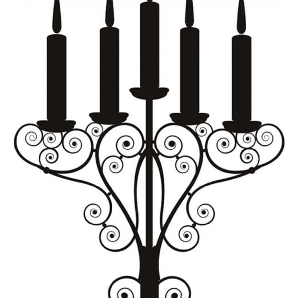 GENERICO - Decomural Vintage Swirl Candle Dining Room WS-15193