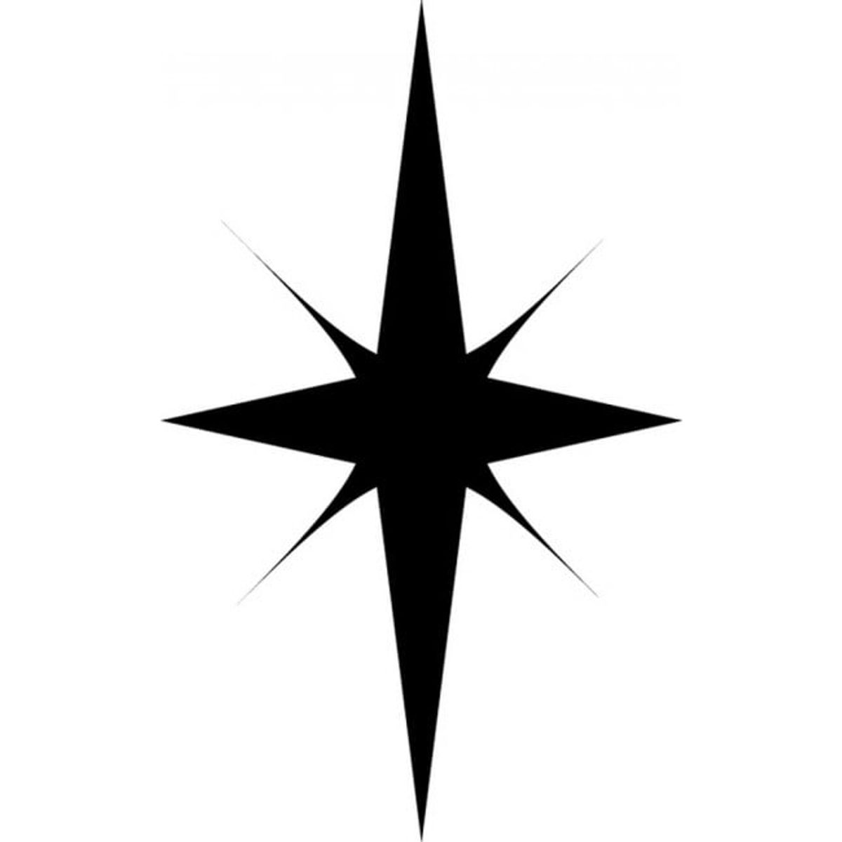 GENERICO - Decomural 8 Point Star Baby Nursery WS-15242