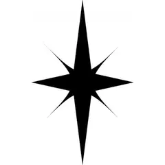 GENERICO - Decomural 8 Point Star Baby Nursery WS-15242