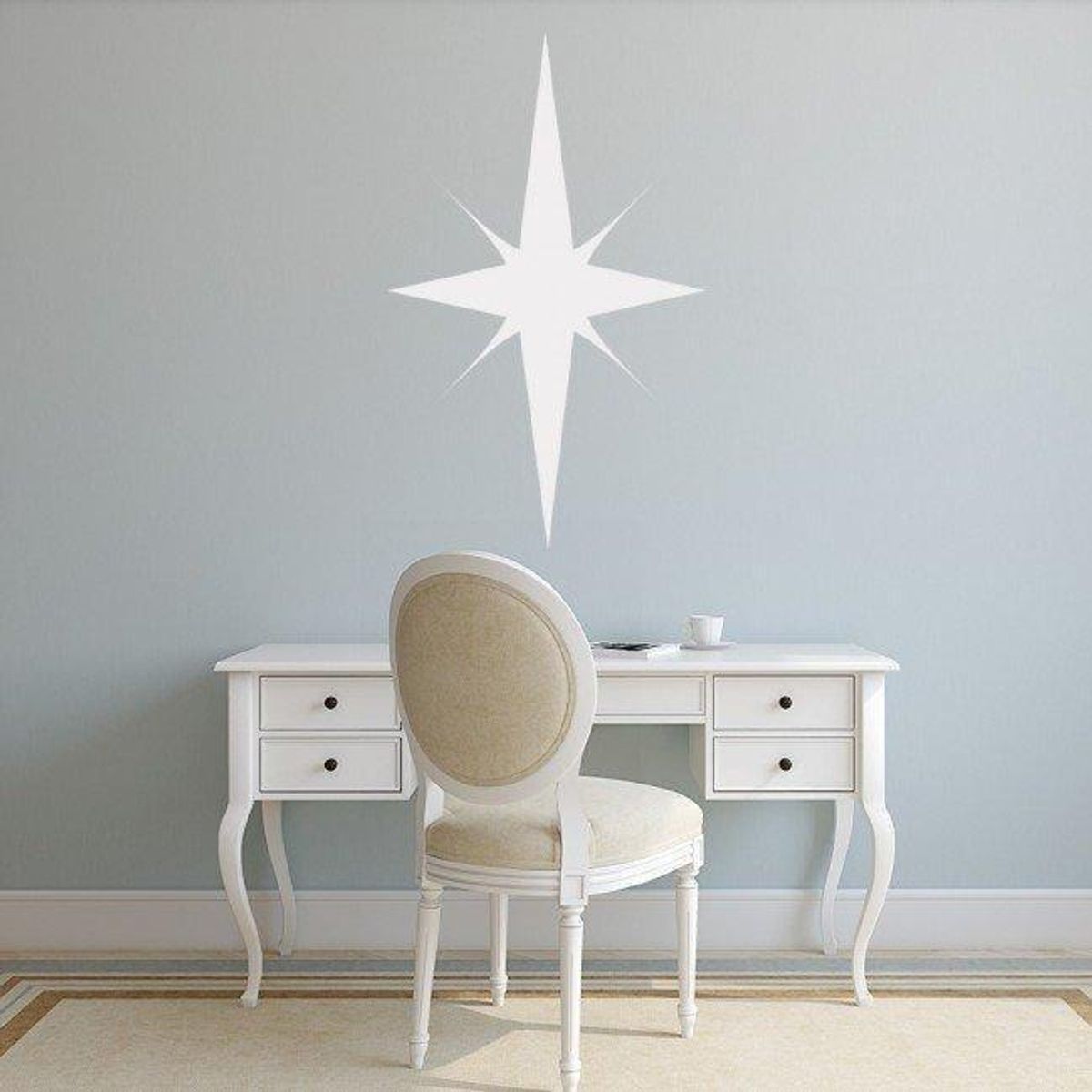 GENERICO - Decomural 8 Point Star Baby Nursery WS-15242