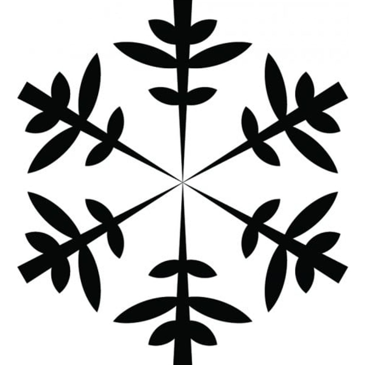 GENERICO - Decomural Winter Snowflake Christmas WS-15245