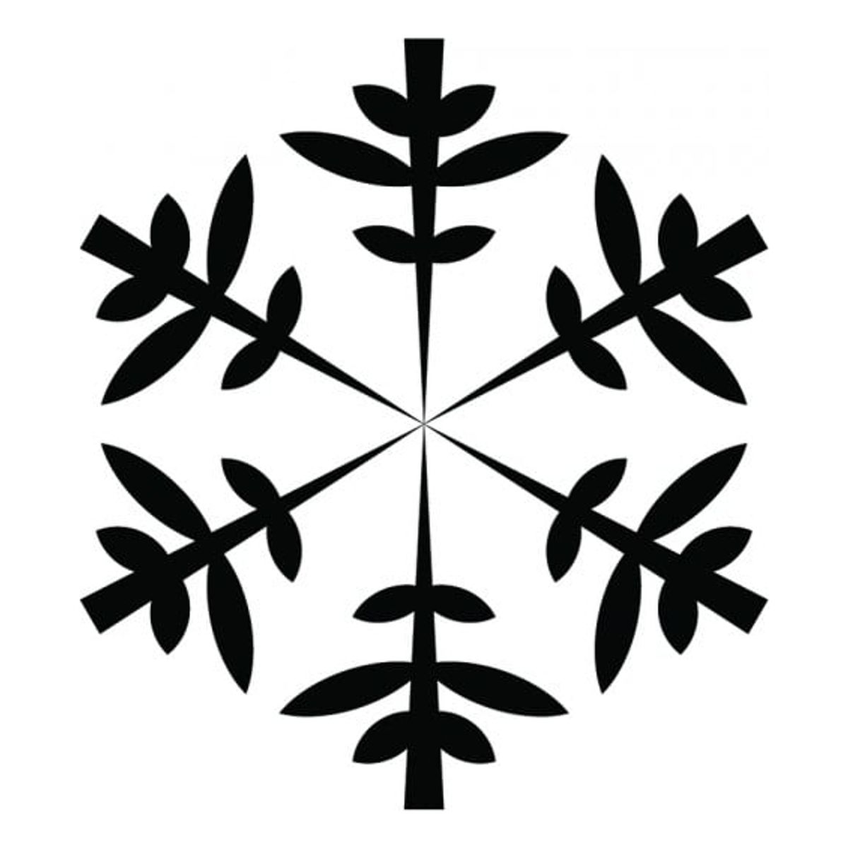GENERICO - Decomural Winter Snowflake Christmas WS-15245