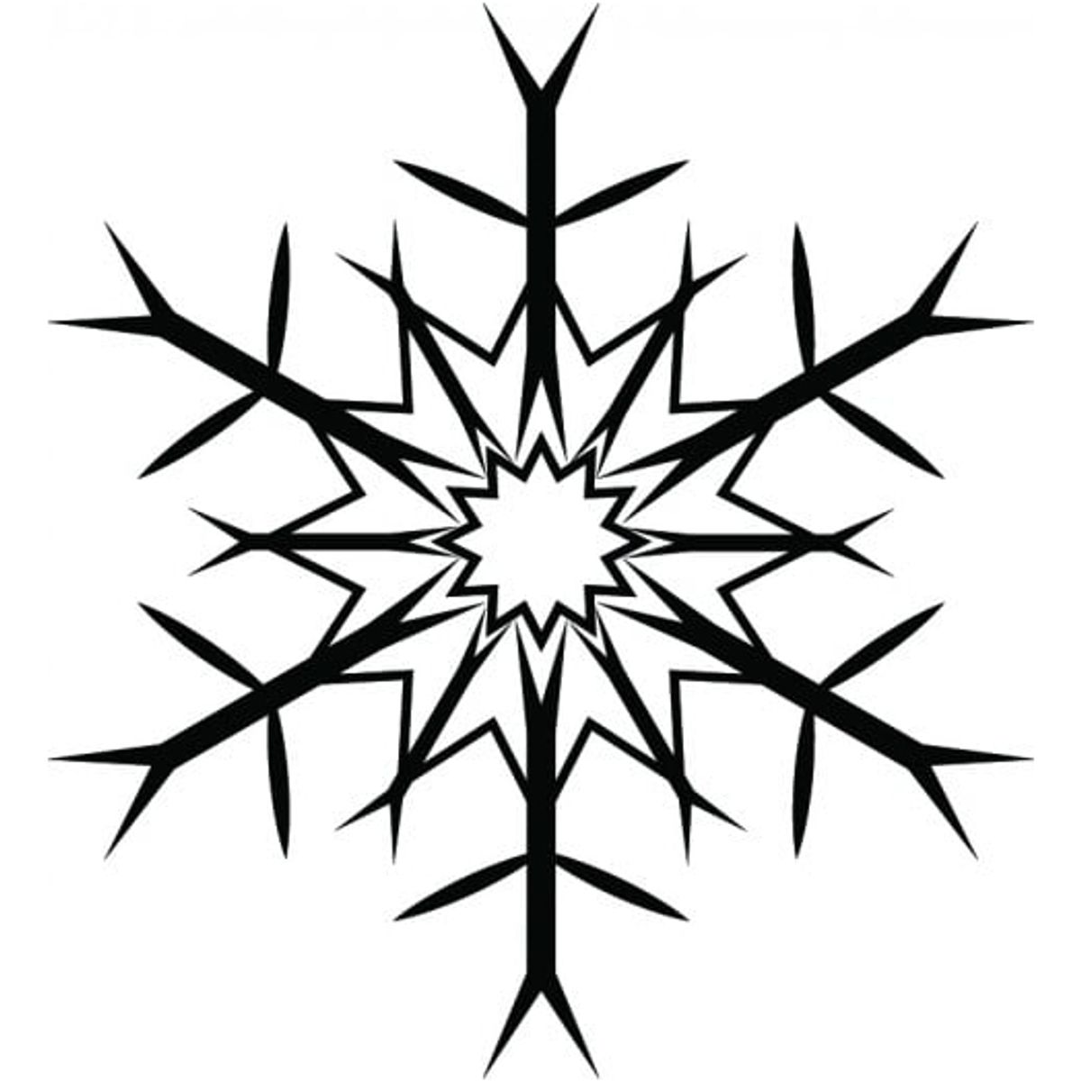 GENERICO - Decomural Christmas Snowflake Xmas WS-15248
