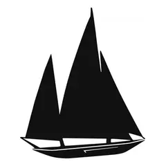 GENERICO - Decomural Simple Yacht Sailboat Transport WS-15328