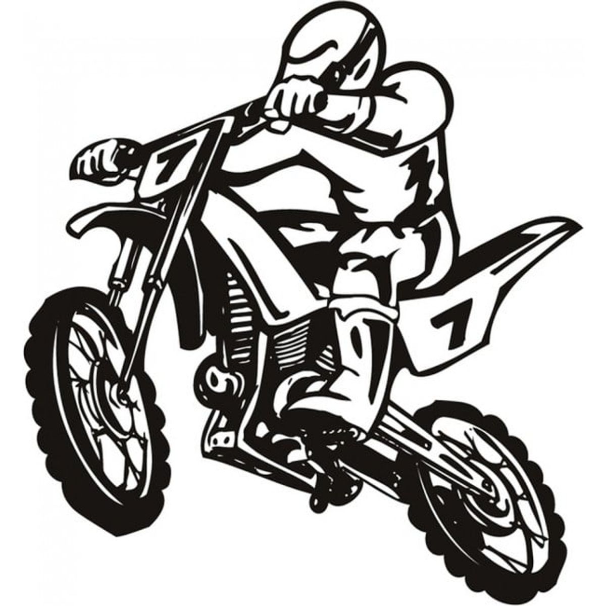 GENERICO - Decomural Dirt Bike Stunt Motocross WS-15340