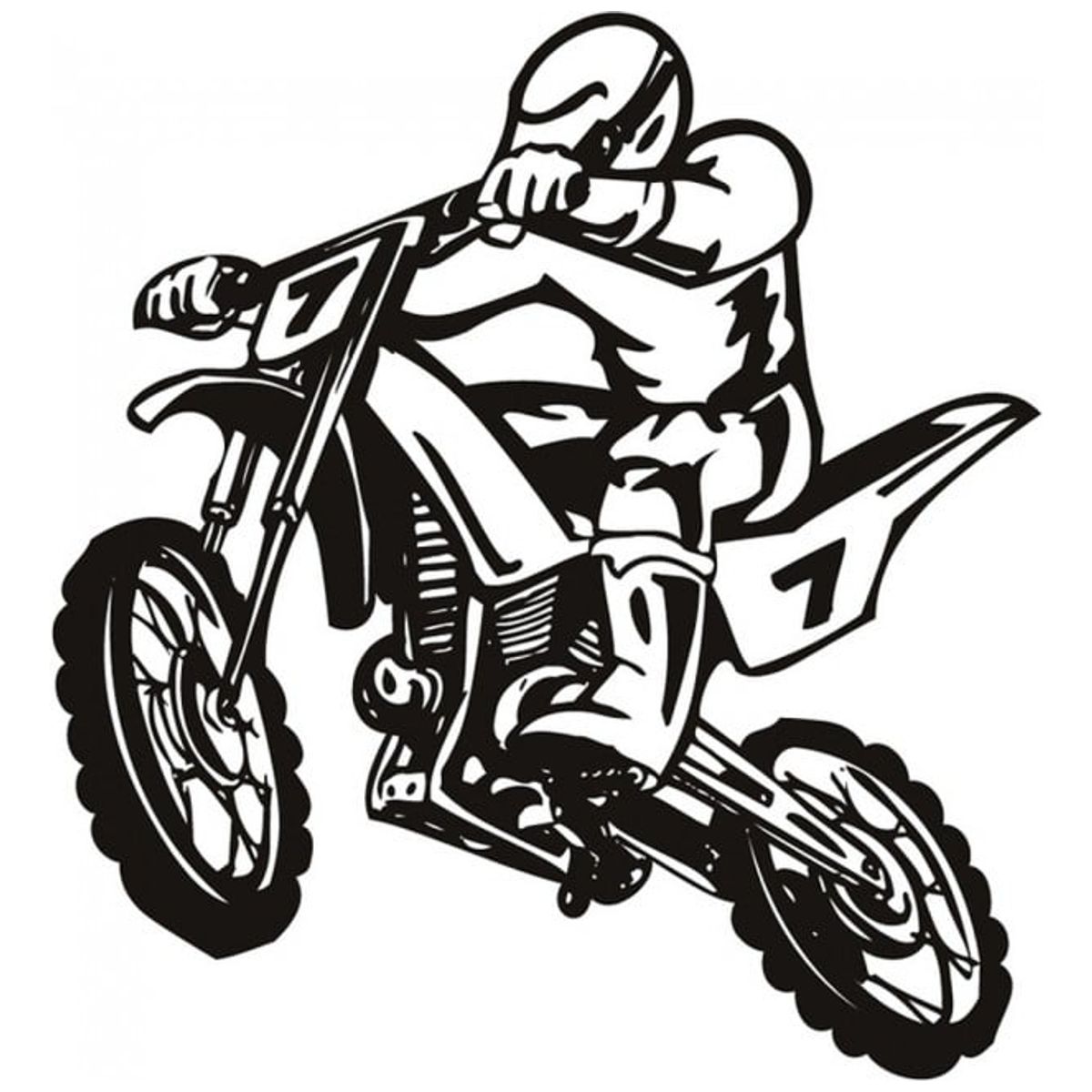 GENERICO - Decomural Dirt Bike Stunt Motocross WS-15340