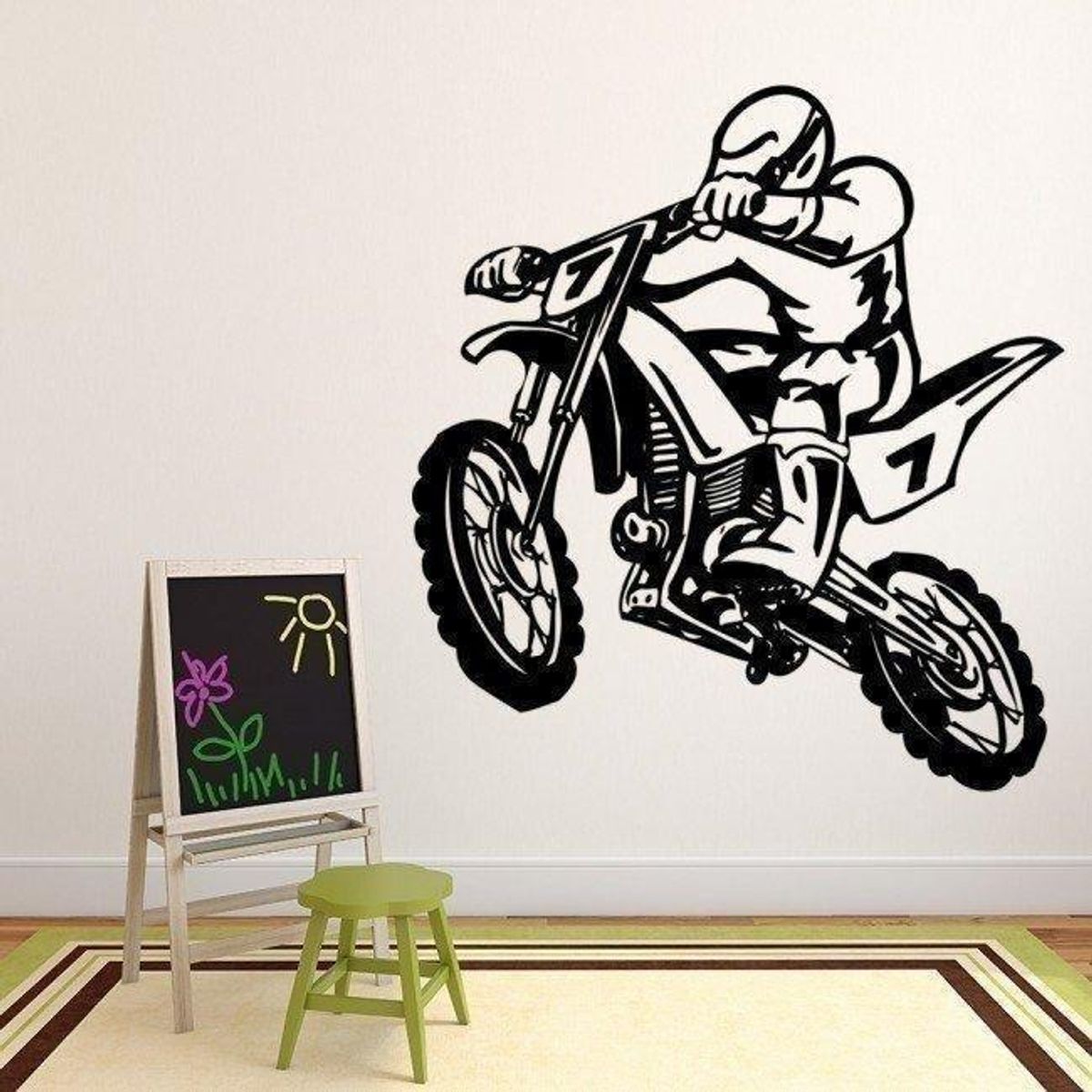 GENERICO - Decomural Dirt Bike Stunt Motocross WS-15340