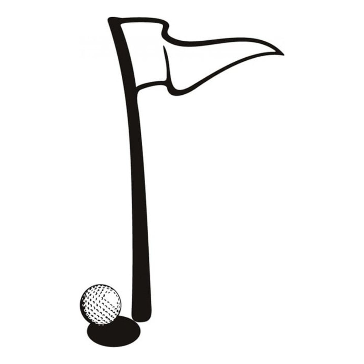 GENERICO - Decomural Golf Flag Golf Ball WS-15361