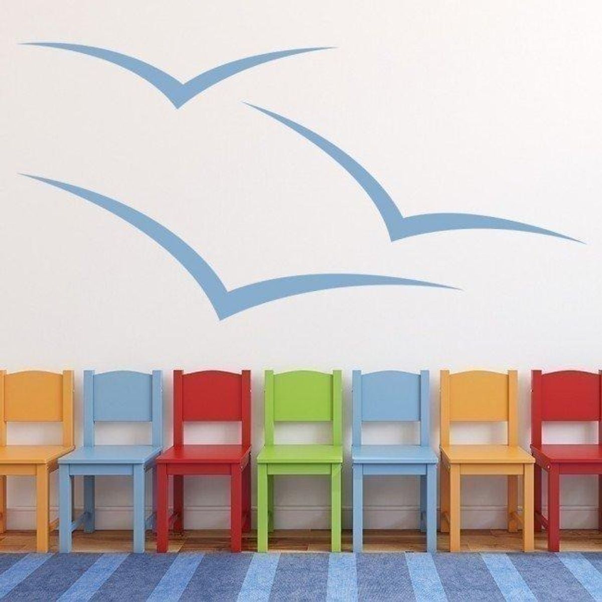 GENERICO - Decomural Seagulls Birds Animals WS-15403