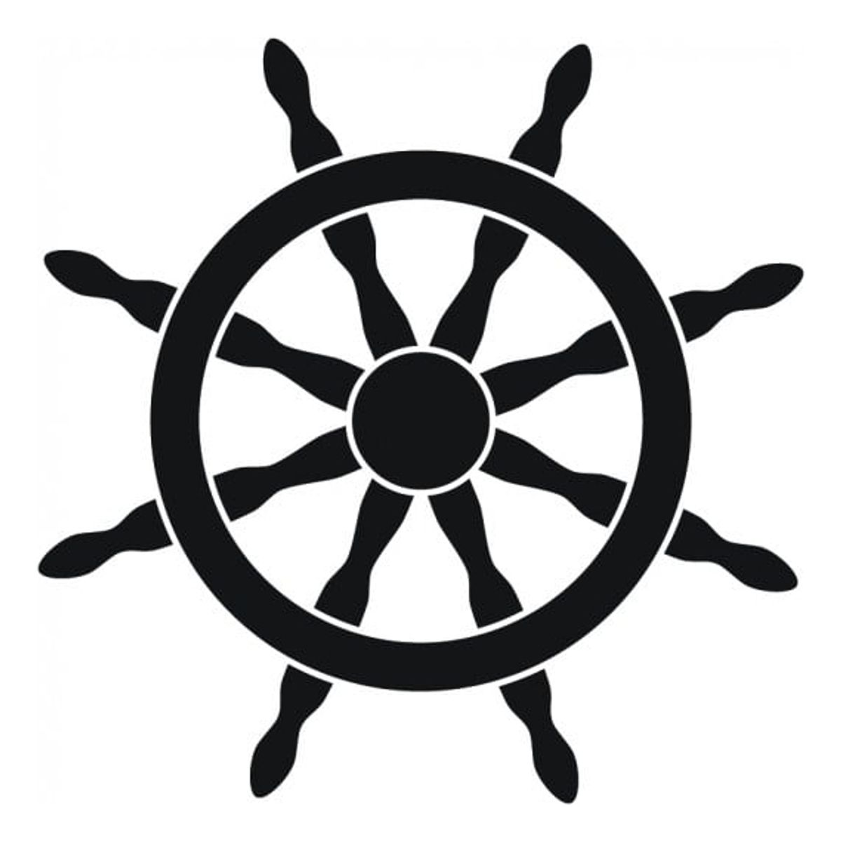 GENERICO - Decomural Ships Wheel Nautical WS-15404