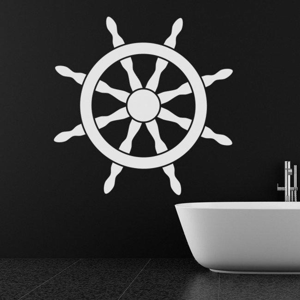 GENERICO - Decomural Ships Wheel Nautical WS-15404