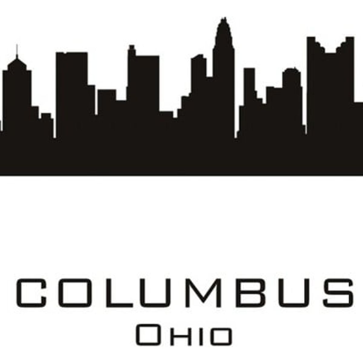 GENERICO - Decomural Columbus Ohio Usa City Skyline WS-15418