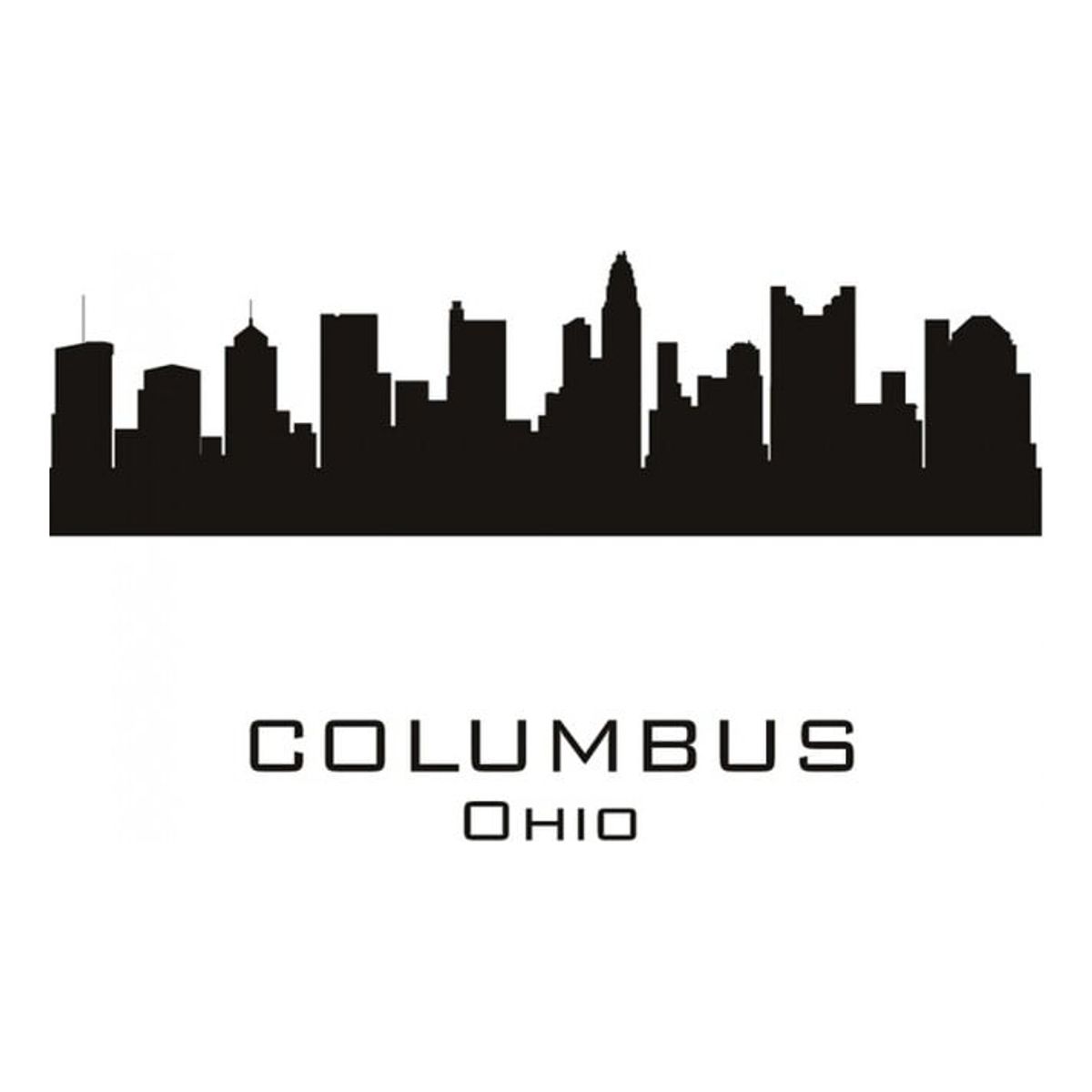 GENERICO - Decomural Columbus Ohio Usa City Skyline WS-15418