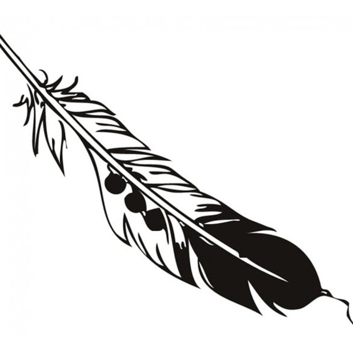 GENERICO - Decomural Distressed Feather Bird WS-15443