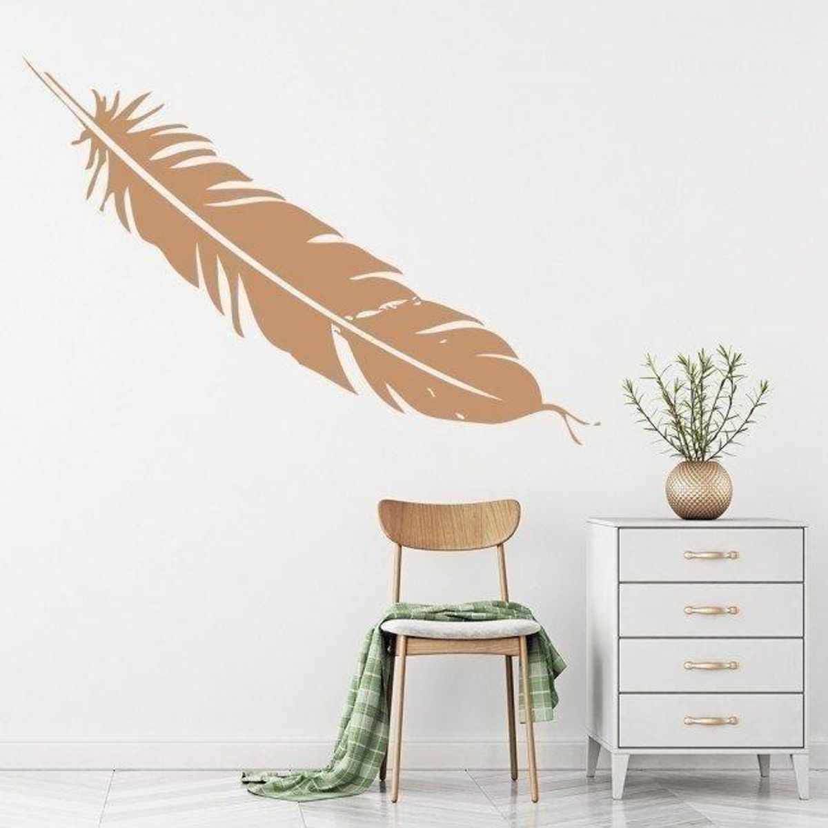 GENERICO - Decomural Floating Feather Bird WS-15445
