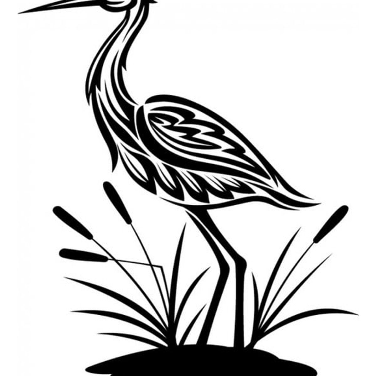 GENERICO - Decomural Heron Bird WS-15449