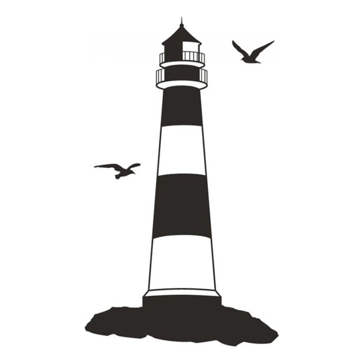 GENERICO - Decomural Lighthouse Beach Nautical WS-15455