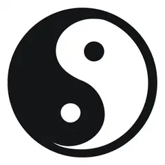 GENERICO - Decomural Ying & Yang Symbol Peace Love WS-15474