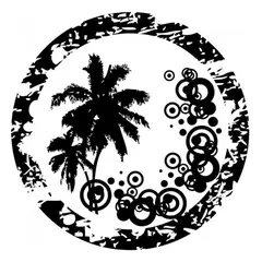 GENERICO - Decomural Palm Trees Seaside WS-15497