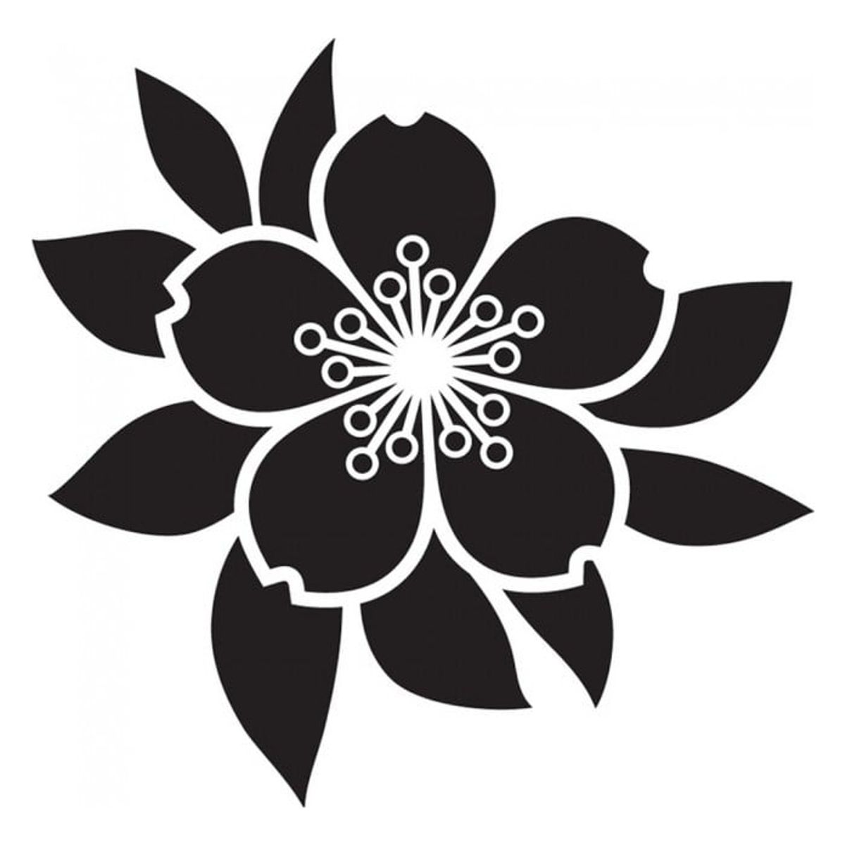 GENERICO - Decomural Centrepiece Flower Headboard WS-15501