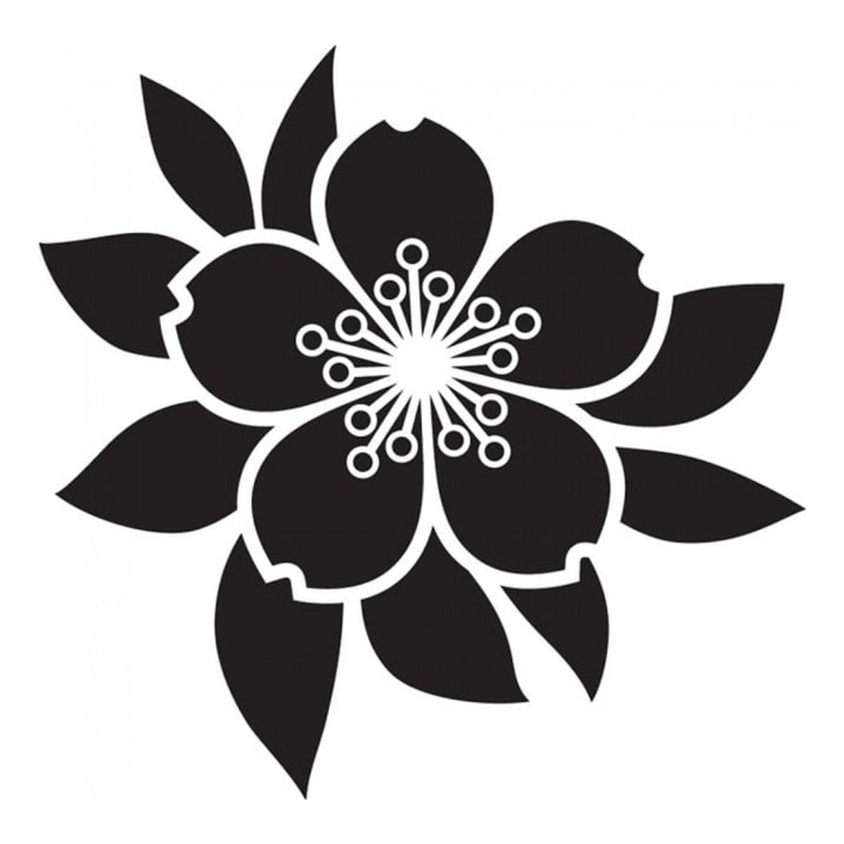 GENERICO - Decomural Centrepiece Flower Headboard WS-15501