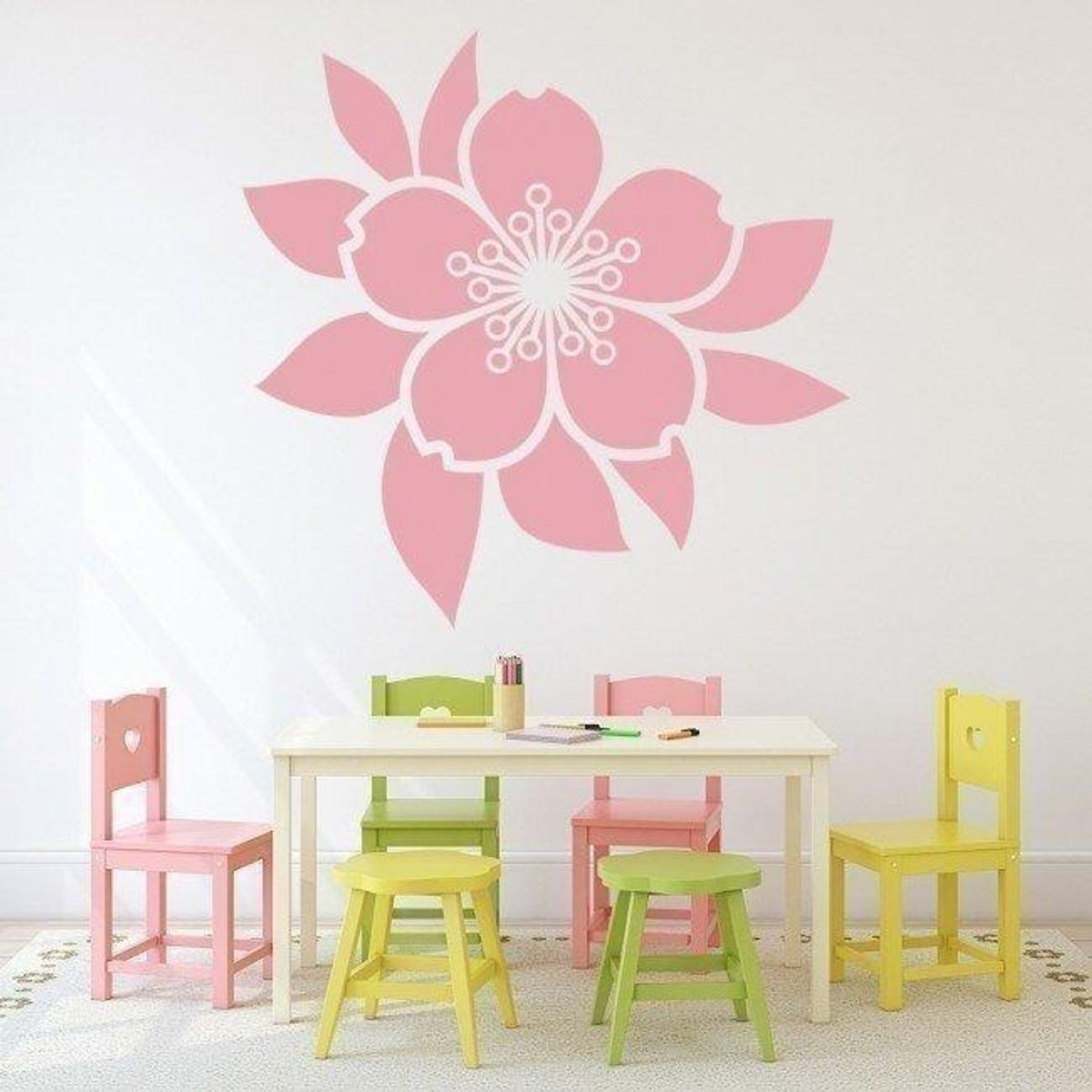 GENERICO - Decomural Centrepiece Flower Headboard WS-15501