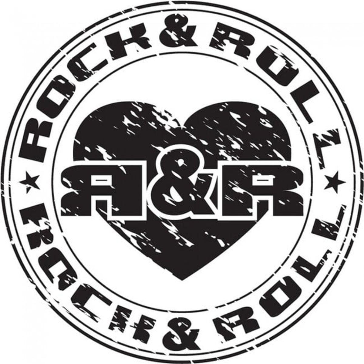 GENERICO - Decomural Rock And Roll Badge Rock Music WS-15510