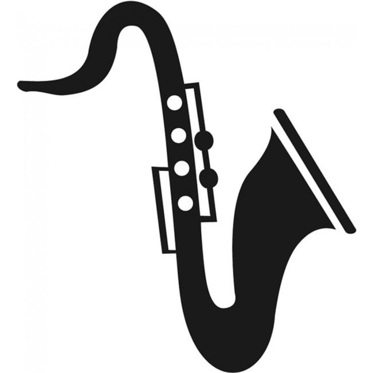 GENERICO - Decomural Saxophone Music Decal WS-15517