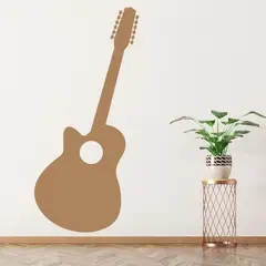 GENERICO - Decomural Acoustic Guitar Musical Notes Instruments WS-15518