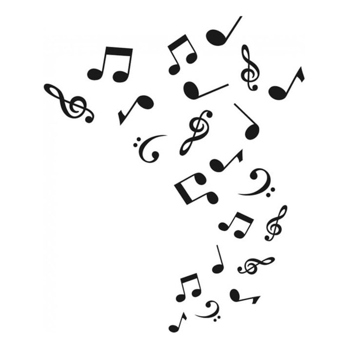 GENERICO - Decomural Musical Notes Music WS-15520